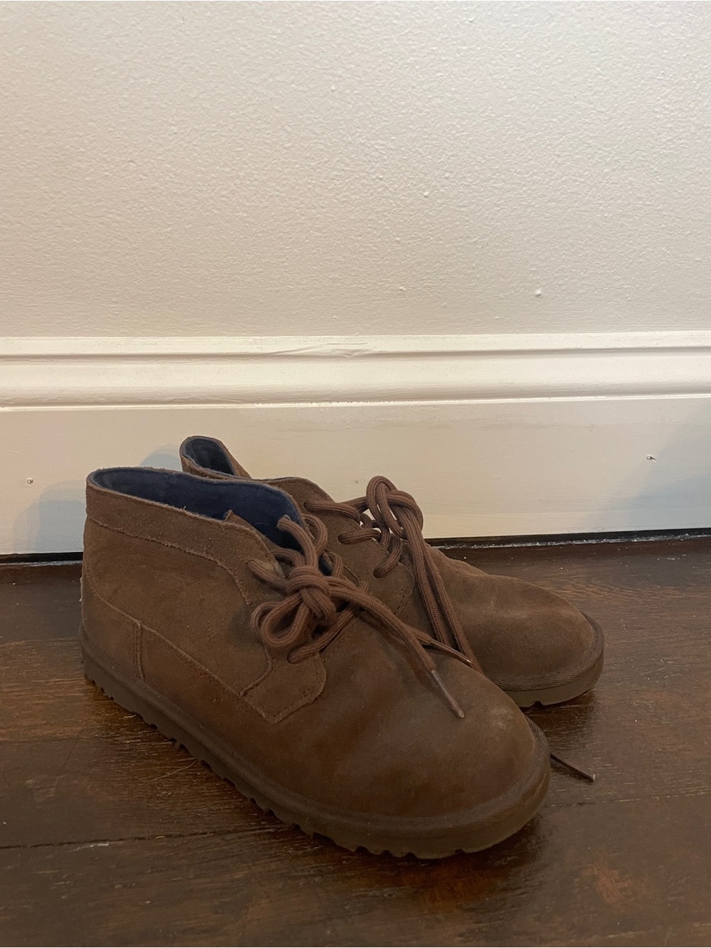 UGG Brown Lace Up Booties